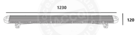 Puente Prioritaria 1230X120Mm Homologacion R65-R10
