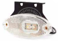 [309Z] Piloto Galibo Blanco Led Ovalado