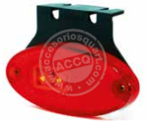 [310Z] Piloto Galibo Rojo Led Ovalado