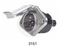 [3151] Base 24V Aluminio Tipo N
