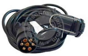 [ACQ100910] Prolongador Cable 7 Hilos  ( Clavija Macho 7 Polos - Base Hembra 7 Polos ) 5 Mts
