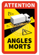 [ACQ100918] Adhesivo Señalizacion Angulo Muerto Camion