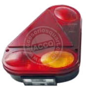 [02097TU] Tulipa Vertical Izquierda, 5 Servicios Con Triángulo Incorporado