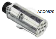 [ACQ9820] Clavija De Aluminio 7 Pins 24V, Tipo S
