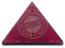 [CD7] Triang.Reflec.Rojo C/2  Agujeros