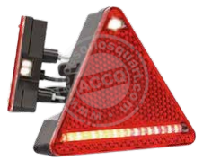 [CD7LEDIZQUIER] Triángulo Led Izquier. 4 Servicios + Antiniebla