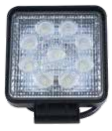 [I4] Faro De Trabajo 9 Led  Cuadrado.2200Lm.